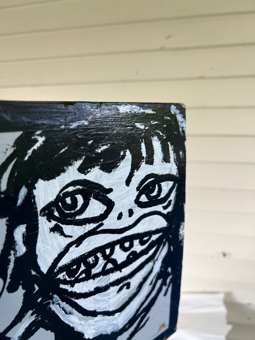 Untitled (Antique Wood Sign)