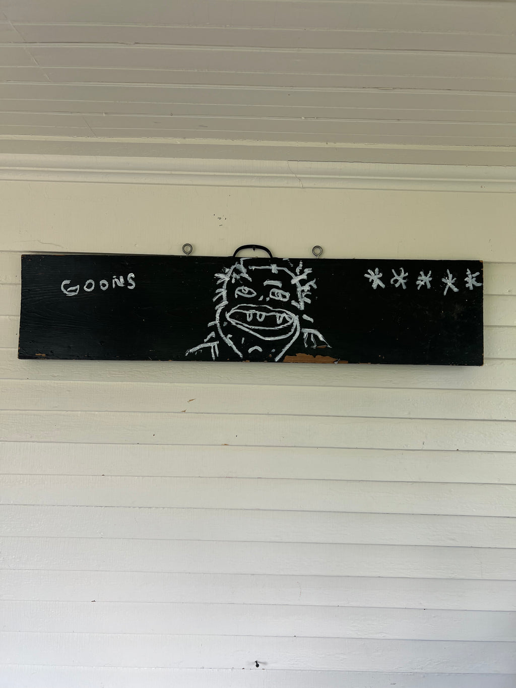 Untitled (Antique Wood Sign)