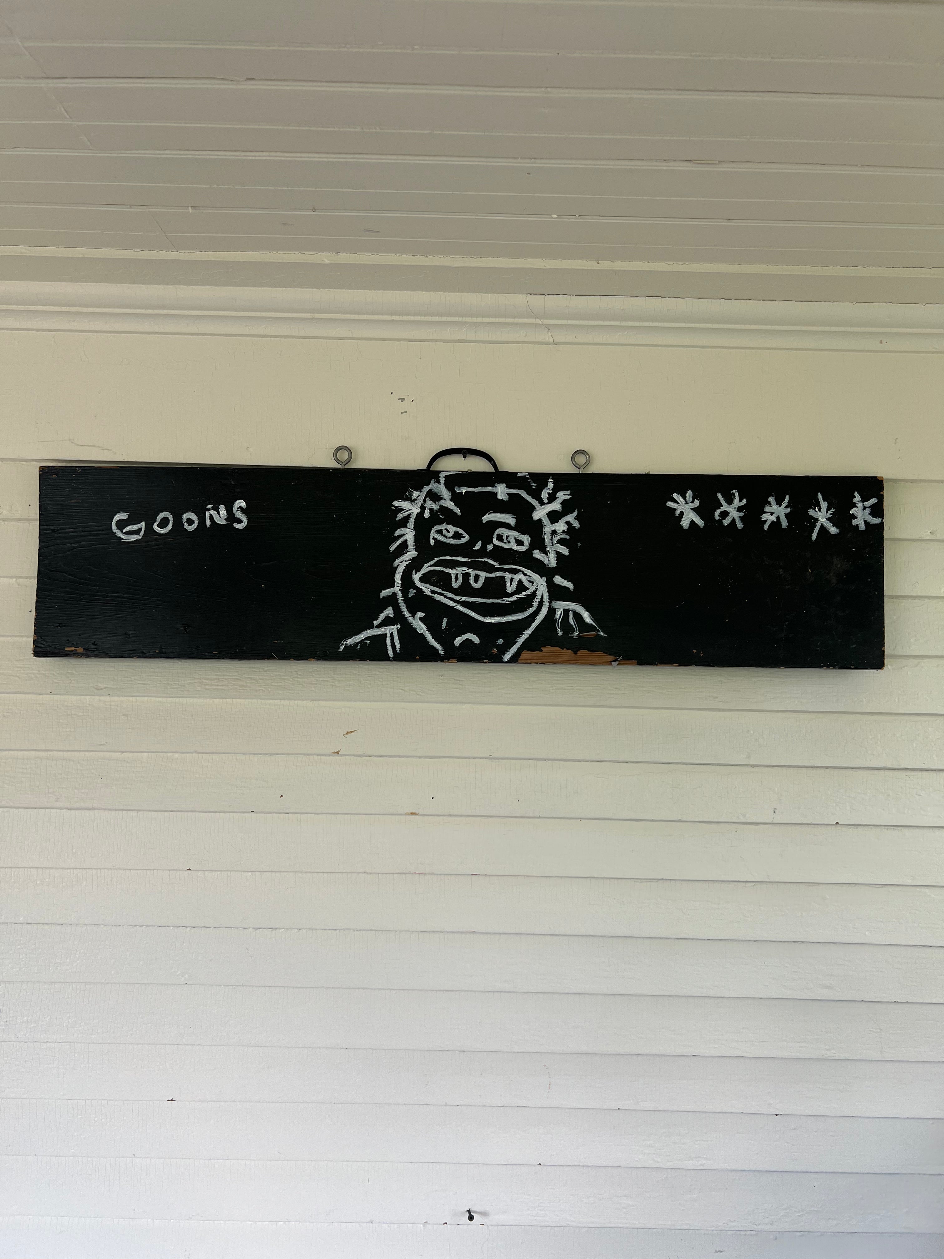 Untitled (Antique Wood Sign)