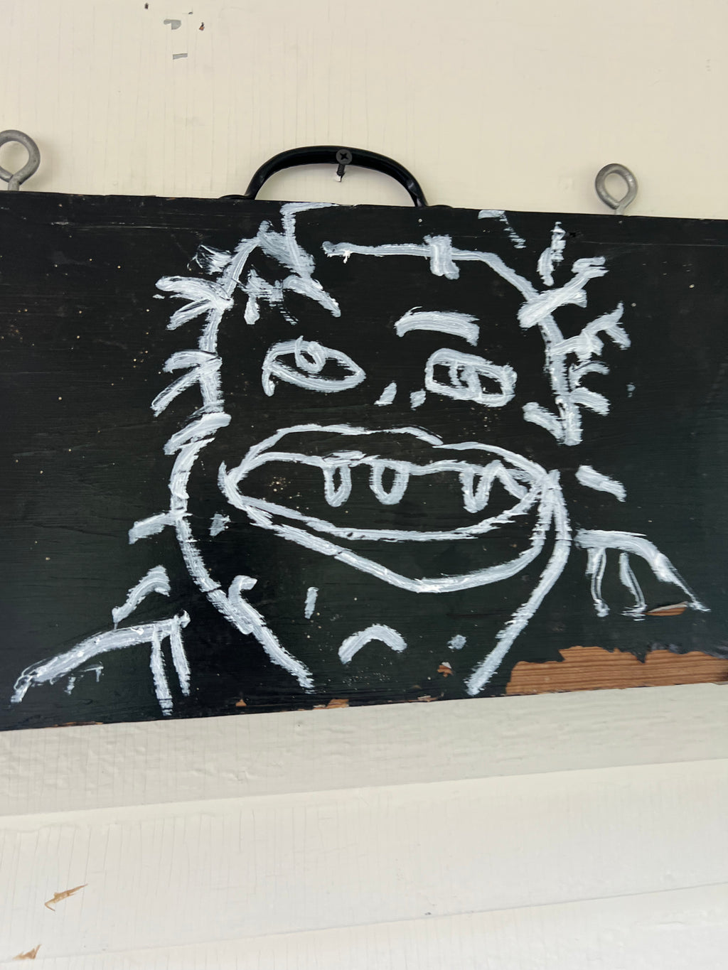 Untitled (Antique Wood Sign)