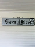 Untitled (Antique Wood Sign)